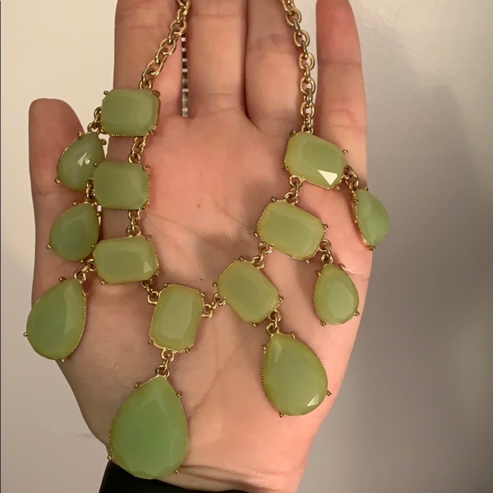 Green Costume necklace